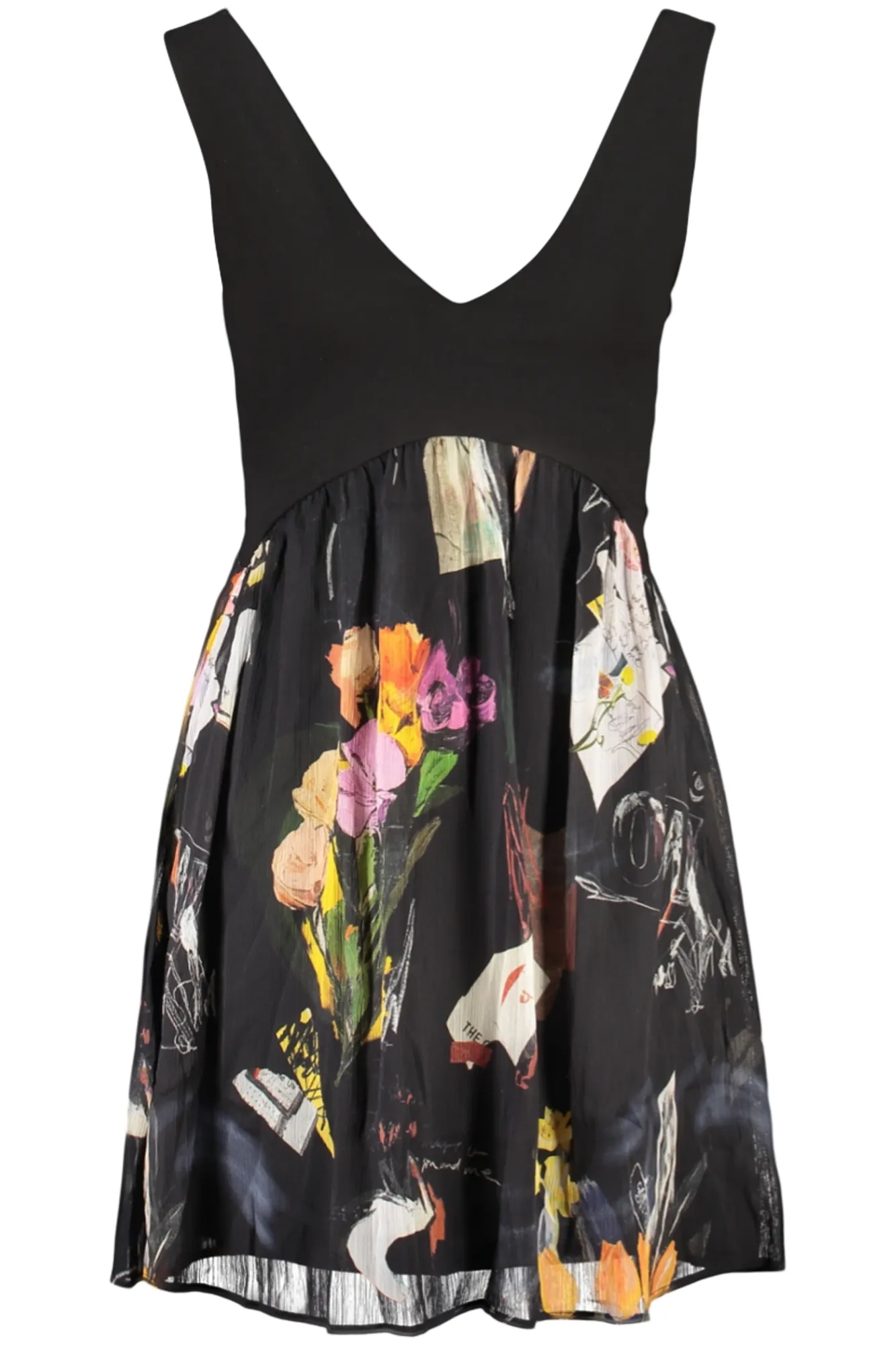 Damen Kleid Schwarz 26SWVW47_NE2000