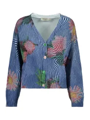 Desigual Damen STRICKJACKE Blau | online kaufen