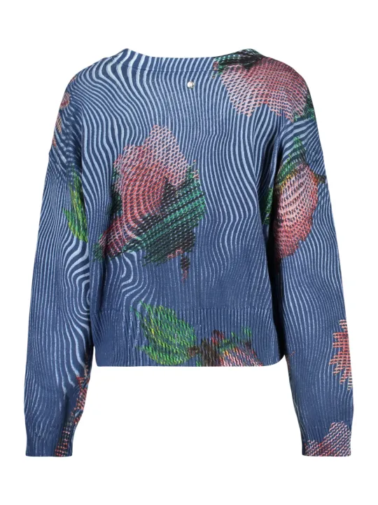 Desigual Damen STRICKJACKE Blau | online kaufen