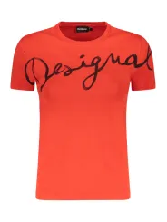 Desigual Damen T-Shirt Rot mieten bei Flex-Fashion