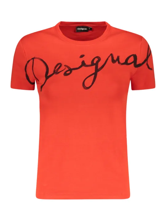 Desigual Damen T-Shirt Rot mieten bei Flex-Fashion