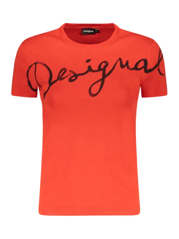 Desigual Damen T-Shirt Rot mieten bei Flex-Fashion