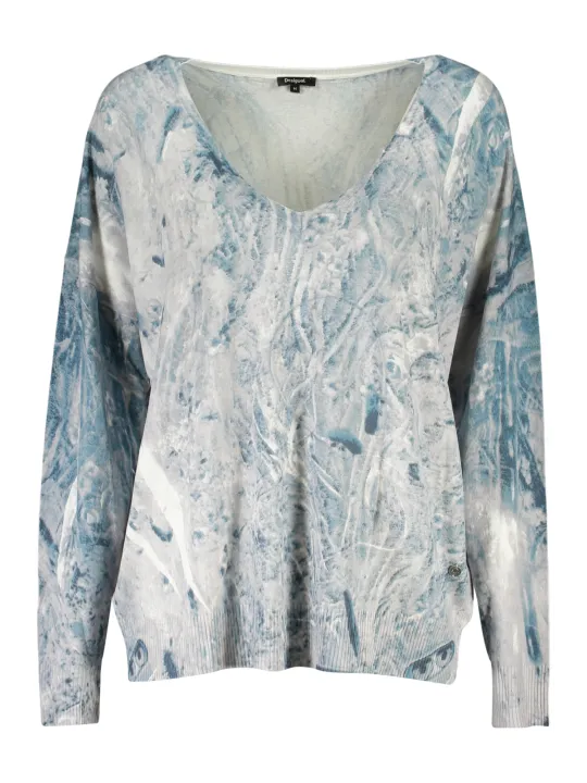 Desigual Damen T-Shirt Hellblau mieten – Flex-Fashion Verleih