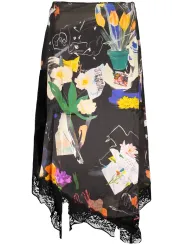 Desigual Damenrock Schwarz mieten – Flex-Fashion Verleih-Shop