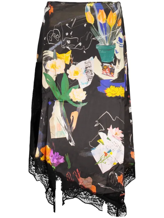 Desigual Damenrock Schwarz mieten – Flex-Fashion Verleih-Shop
