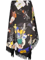 Desigual Damenrock Schwarz mieten – Flex-Fashion Verleih-Shop