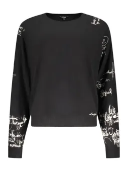 Desigual Damen T-Shirt in Schwarz mieten | Flex-Fashion