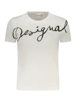 Desigual Damen T-Shirt Weiß mieten | Flex-Fashion Verleih