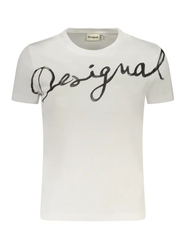 Desigual Damen T-Shirt Weiß mieten | Flex-Fashion Verleih