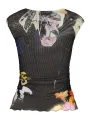 Desigual Damen Tanktop Schwarz leihen – Flex-Fashion Verleih