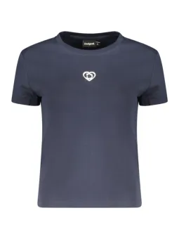 Desigual Damen Kurzarm-T-Shirt Blau | online kaufen