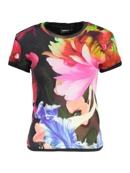 Desigual Damen T-Shirt Schwarz mieten - Flex-Fashion Verleih