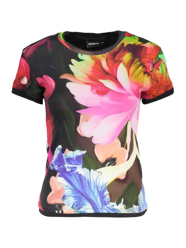 Desigual Damen T-Shirt Schwarz mieten - Flex-Fashion Verleih