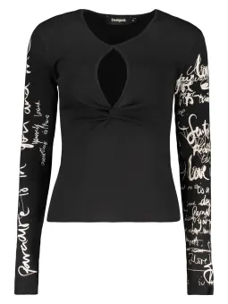 Desigual Damen Pullover Schwarz mieten | Flex-Fashion Verleih