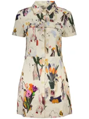 Desigual Damen Kleid Weiß mieten - Flex-Fashion Verleih