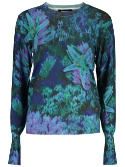 Desigual Damen Pullover Blau mieten – Flex-Fashion Verleih
