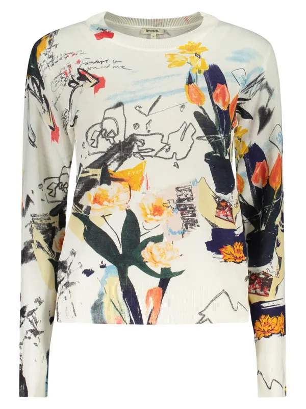 Desigual Damen Langarm-T-Shirt Weiß | online kaufen