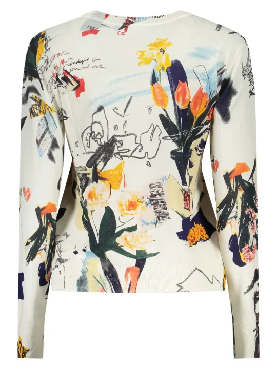 Desigual Damen Langarm-T-Shirt Weiß | online kaufen