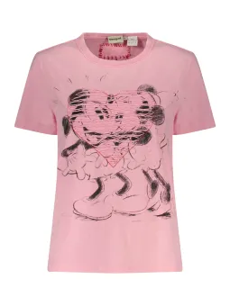 Desigual Damen T-Shirt Rosa mieten | Flex-Fashion Verleih