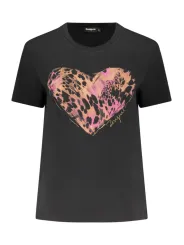 Desigual Damen T-Shirt Schwarz mieten - Flex-Fashion Verleih