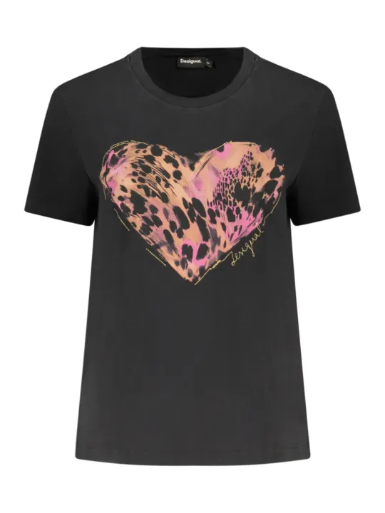Desigual Damen T-Shirt Schwarz mieten - Flex-Fashion Verleih