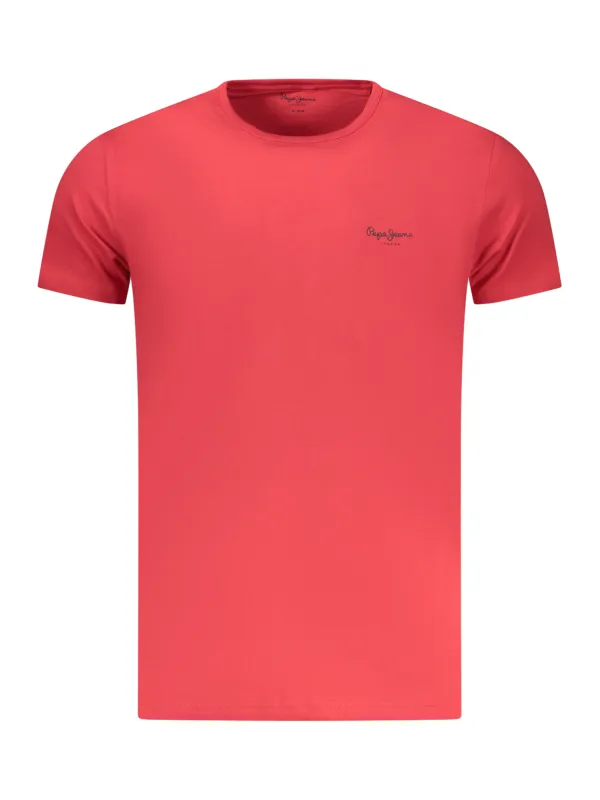 Pepe Jeans Herren T-Shirt Rot mieten - Flex-Fashion Verleih