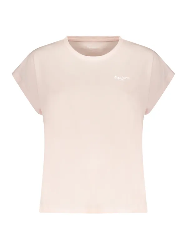 Pepe Jeans Damen T-Shirt Rosa mieten - Flex-Fashion Verleih