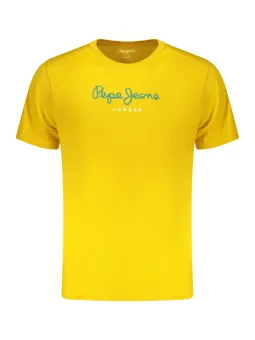 Pepe Jeans Herren Kurzarm-T-Shirt Gelb | online kaufen