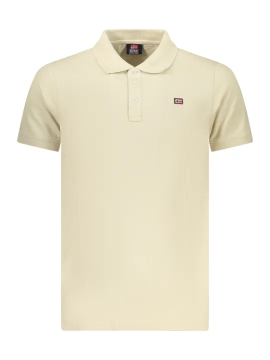Beiges NORWAY 1963 Poloshirt für Herren mieten | Flex-Fashion