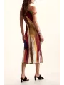 Desigual Damenkleid Braun mieten – Flex-Fashion Verleih-Shop