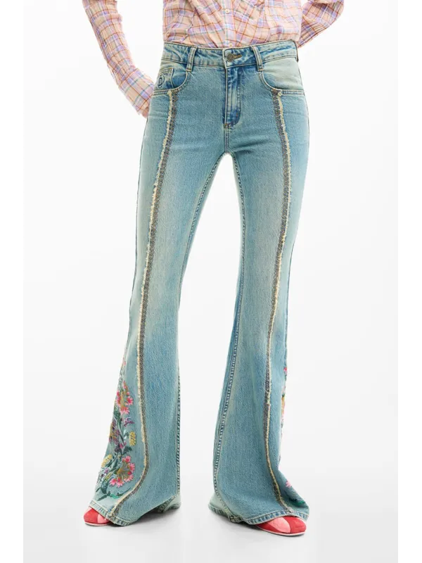Verleih: Desigual Damen Jeans Hellblau - Flex-Fashion Mieten