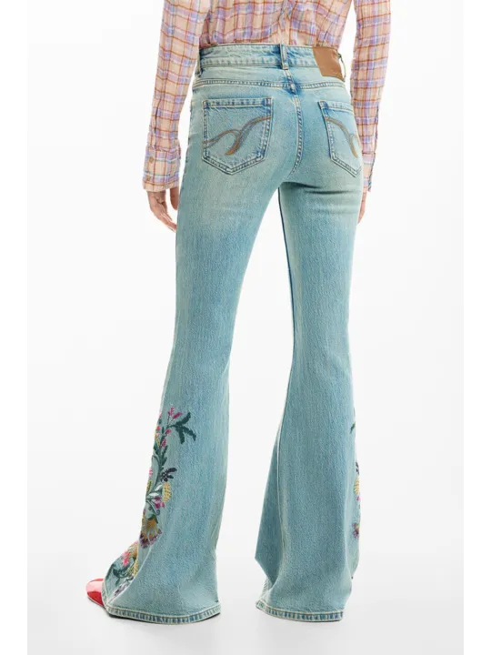 Verleih: Desigual Damen Jeans Hellblau - Flex-Fashion Mieten