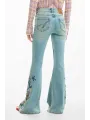 Verleih: Desigual Damen Jeans Hellblau - Flex-Fashion Mieten