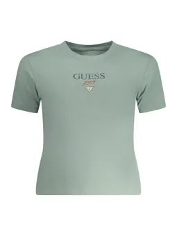 GUESS JEANS Damen T-Shirt Grün | online kaufen