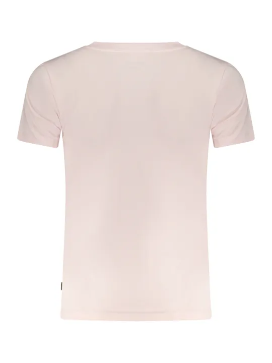 GUESS JEANS Damen T-Shirt Rosa mieten – Flex-Fashion Verleih