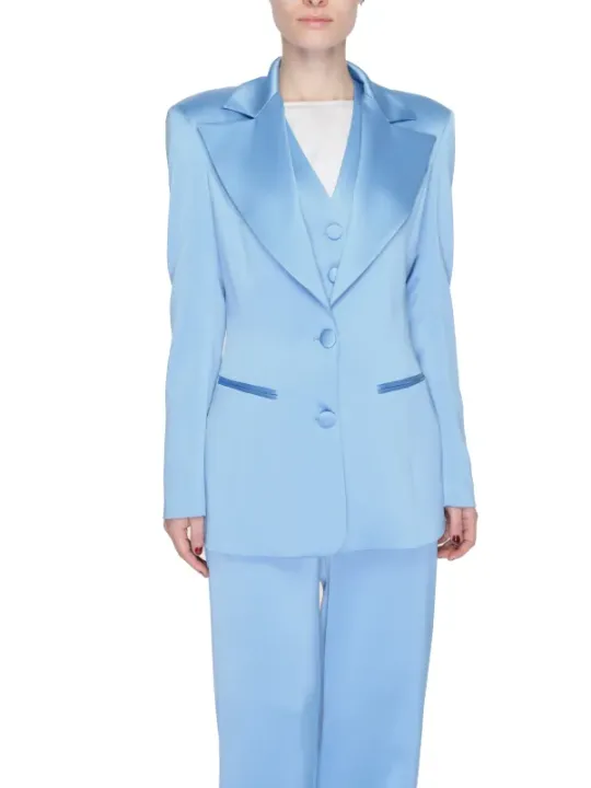 Helles Blauer Damen Business Anzug