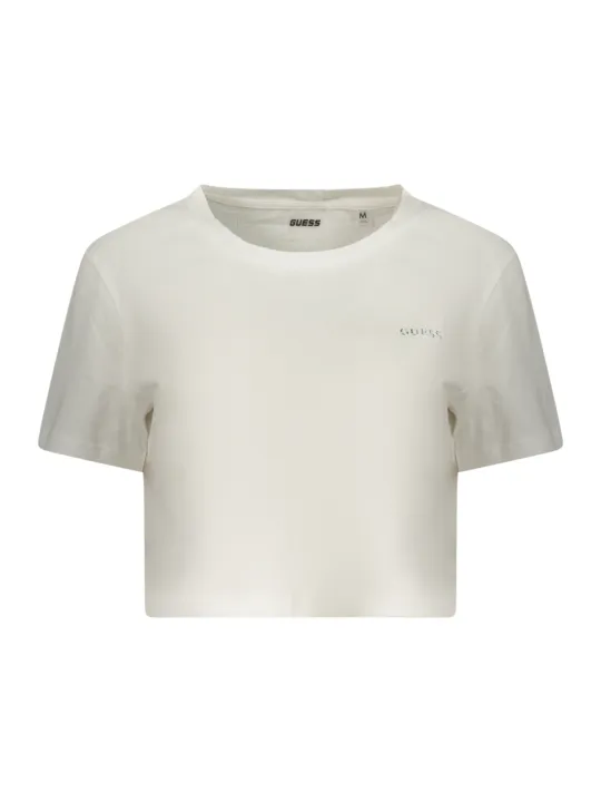 GUESS JEANS Damen T-Shirt XS Weiß mieten bei Flex-Fashion