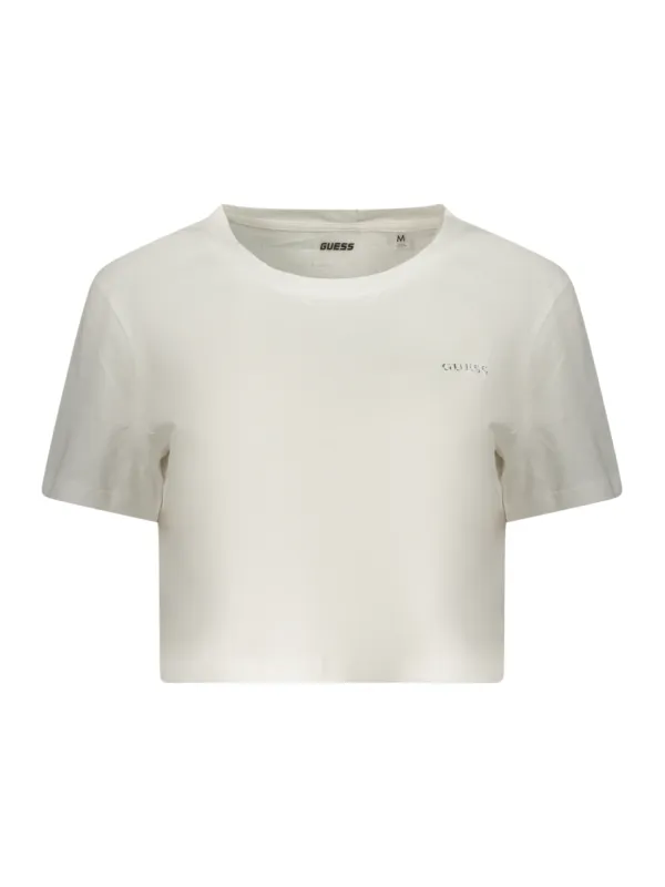 GUESS JEANS Damen T-Shirt XS Weiß mieten bei Flex-Fashion