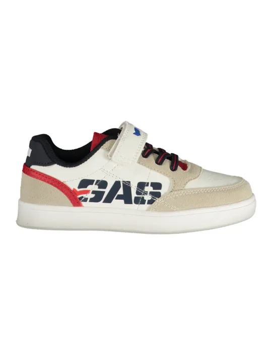 Weiße Gas Jungen Sneakers mieten | Flex-Fashion Verleih