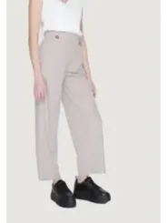 Beige Jacqueline De Yong Hosen