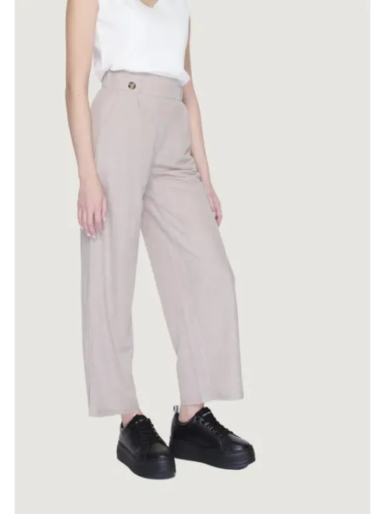 Beige Jacqueline De Yong Hosen