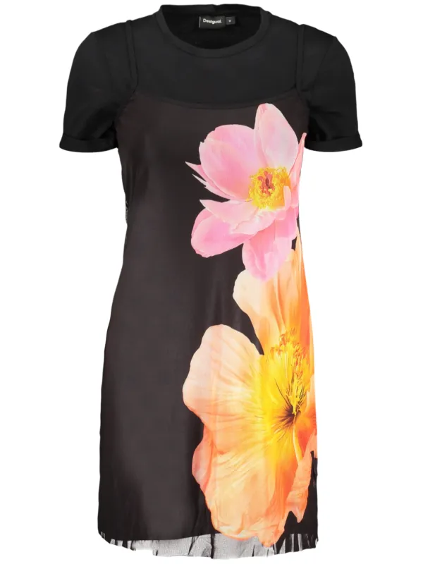 Desigual Damen Kleid Schwarz mieten | Flex-Fashion Verleih