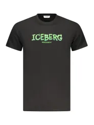 ICEBERG Herren T-Shirt Schwarz mieten | Flex-Fashion Verleih