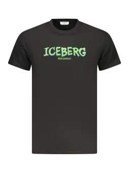 ICEBERG Herren T-Shirt Schwarz mieten | Flex-Fashion Verleih