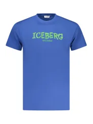 ICEBERG Herren T-Shirt Blau mieten | Flex-Fashion Verleih