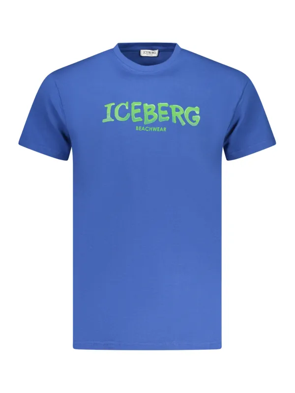 ICEBERG Herren T-Shirt Blau mieten | Flex-Fashion Verleih