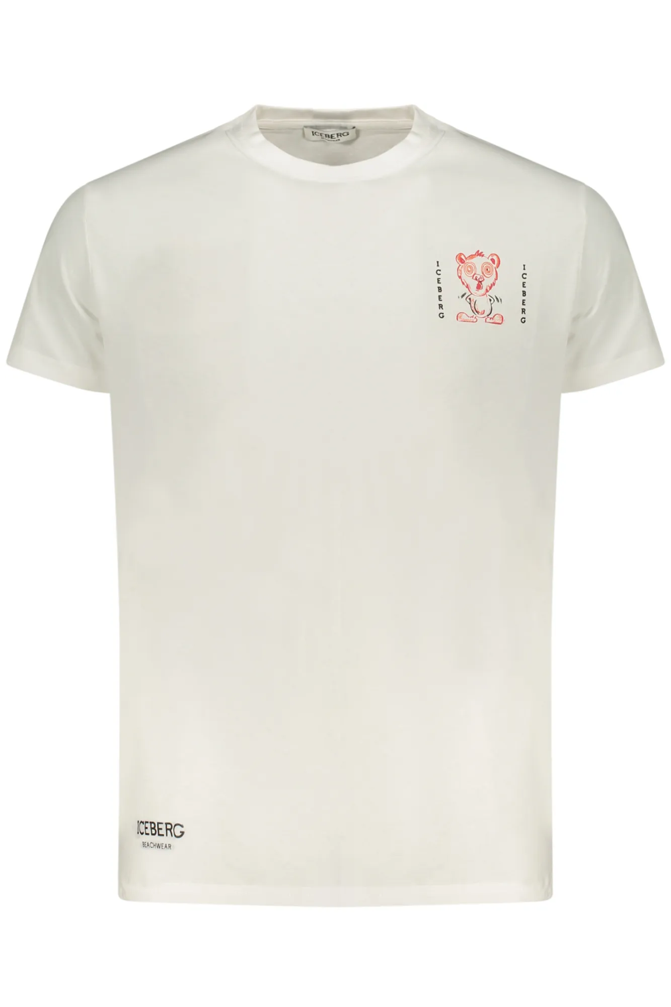 Herren Kurzarm-T-Shirt Weiß ICE25MTS02_BIWHITE