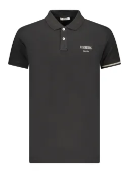 Mieten Sie das ICEBERG Herren Poloshirt Schwarz im Flex-Fashion Verle