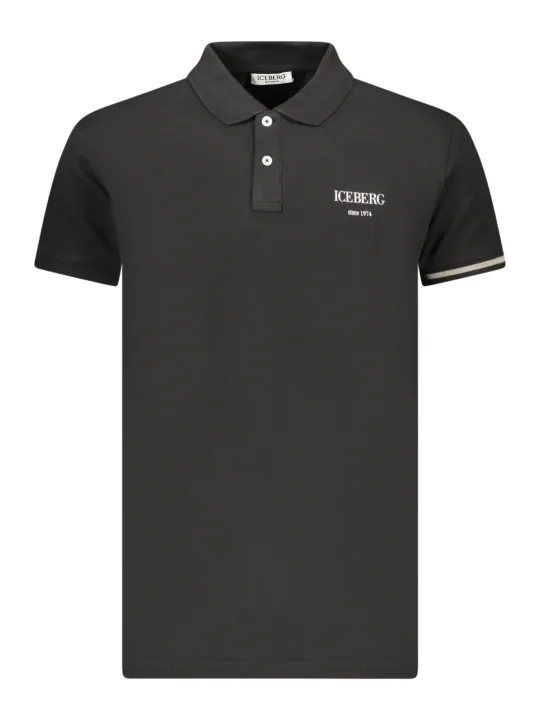 Mieten Sie das ICEBERG Herren Poloshirt Schwarz im Flex-Fashion Verle
