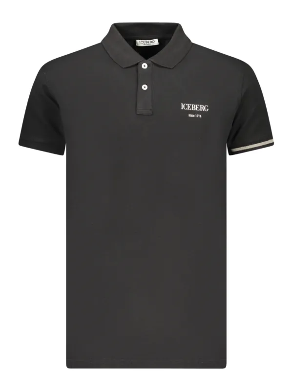 Mieten Sie das ICEBERG Herren Poloshirt Schwarz im Flex-Fashion Verle
